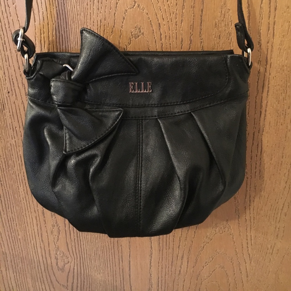 Elle purse with bow black Crossbody bag